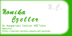 monika czeller business card
